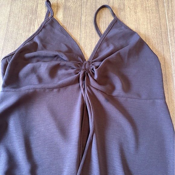 See You Monday Spaghetti Strap Dress Size XL Brown - Picture 3 of 4
